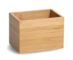 PIECES Organizatorius kosmetikai, bambukas, 2 vnt., ZELLER