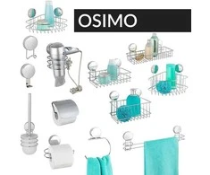 OSIMO Static-Loc plaukų džiovintuvo laikiklis, chromuotas plienas, WENKO
