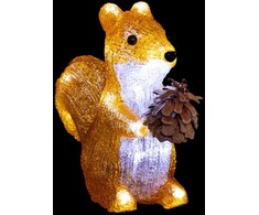 Fééric Lights and Christmas Outdoor Lauko šviesos dekoravimas, akrilo voverė, 20 LED
