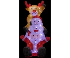Fééric Lights and Christmas Outdoor Lauko šviesa dekoracija, Kalėdų personažai, 60 LED