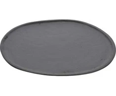 Home Styling Collection Dekoratyvinė lėkštė OVAL, juodos sp., 35,5 x 32 x 1 cm