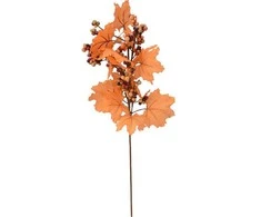 Home Styling Collection Dekoratyvi klevo šakelė 60cm oranžinis/juodas