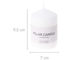 Home Styling Collection Parafino cilindro žvakė, Ø 7 x 9,5 cm
