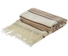 Home Styling Collection Antklodė su kutais, dryžuota, akrilinė, 130 x 160 cm