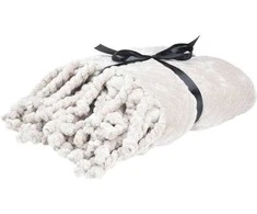 Home Styling Collection Boho antklodė su kutais, 100% poliesteris, 130 x 160 cm