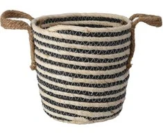 Home Styling Collection PIECES Sandėliavimo krepšeliai su rankenomis, 2 vnt
