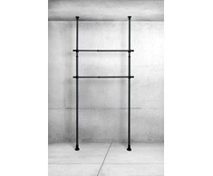 Spintos lentyna, drabužių kabykla HERKULES 2 vnt, 75-120cm, WENKO