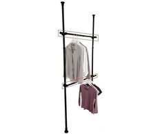 Spintos lentyna, drabužių kabykla HERKULES 2 vnt, 75-120cm, WENKO