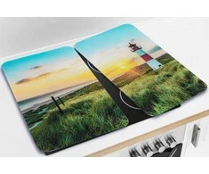 Maximex PIECES Stiklinės apsauginės plokštės krosnelei LIGHTHOUSE, 2 vnt