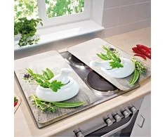 Stiklinės lėkštės HERB GARDEN viryklei - 2 vnt, WENKO