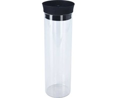 Eh Excellent Houseware Stiklinė karafa 1 L su silikoniniu dangteliu