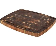 Excellent Houseware Akacijų virtuvės lenta pjaustymui ir serviravimui, antibakterinė, 46x36 cm