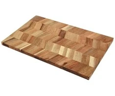 Excellent Houseware Virtuvinė akacijų pjaustymo lenta serviravimui, antibakterinė, 40x25 cm
