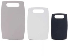 Excellent Houseware Plastikinės pjaustymo lentos, 3 spalvų rinkinys