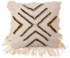 Home Styling Collection Boho pagalvė su kutais, 45 x 45 cm