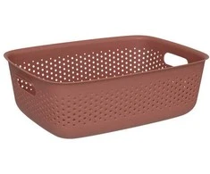 5five Simply Smart SIENNE ažūrinis konteineris, plastikinis, su rankenomis, 10 l