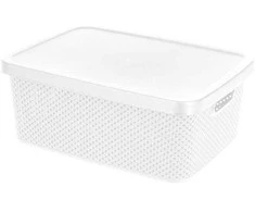 Storage Solutions Plastikinis indas su dangteliu, 13 l
