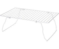 Storage Solutions Virtuvės Lentyna Metalinė Pilka 37x21x13,5 cm - Sulankstoma Lentyna