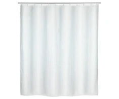 Poliesterio dušo užuolaidos vandeniui atsparios PALAIS + 12 tvirtinimo žiedų 200 x 180 cm WENKO
