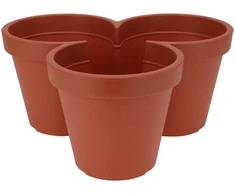 Home Styling Collection Vazonas trims gėlėms, Ø 44 x 20 cm