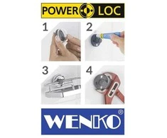 Power-Loc jungiamosios detalės, adapteris - pagrindas Premium ir Classic serijoms, WENKO