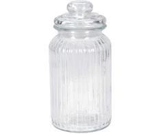 Zeller Stiklainis su briaunomis sandariu dangteliu, 1000 ml
