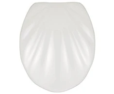 Premium WENKO klozeto sėdynė, patvari ir higieniška klozeto sėdynė — Fix-Clip medžiaga Duroplast