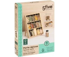 5five Simply Smart Indeliai prieskoniams 5FIVE 203087 15 vnt su lentynėle