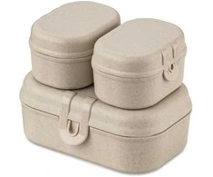 Koziol Pietų dėžutė PASCAL READY MINI, 3 indelių rinkinys, KOZIOL