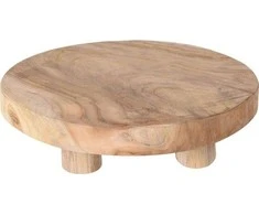 Excellent Housware Home Styling Collection Serviravimo lenta medinė 30 cm su kojomis