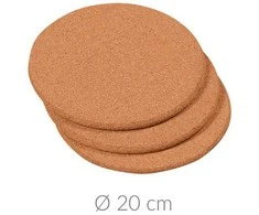 Puodo stovas, kamštiena, Ø 20 cm, 3 vnt., Kesper
