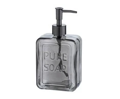 PURE liquid soap dispenser, glass, 550 ml, WENKO