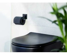 Wenko QUADRO metalinis popieriaus laikiklis, montavimas be gręžimo
