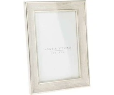 Nuotraukų rėmelis Home Styling Collection Foto rėmelis, balintos medienos imitacija, 24 x 29 cm