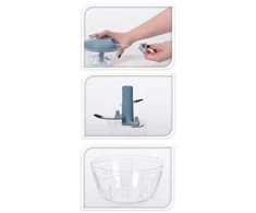 Excellent Houseware Rankinė daržovių ir vaisių pjaustyklė, Ø 13 cm