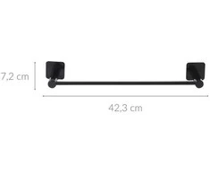 Bathroom Solutions Rankšluosčių kabykla plienas juoda 42 cm
