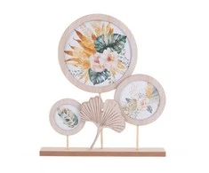 Nuotraukų rėmelis Home Styling Collection Rėmas 3 nuotraukoms, apvalus, Ø 7,5 cm, Ø 10,5 cm, Ø 17 cm
