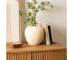 Atmosphera RILY keraminė rutulinė vaza, 22 cm
