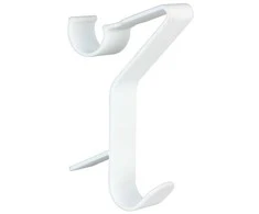 3 Flexi vonios pakabų rinkinys, tvirtinamas prie vamzdinio radiatoriaus, baltas, plastikinis, stabilus tvirtinimas, WENKO