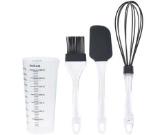 Excellent Houseware La Cucina Rinkinys akcesoriów do wypieków, 4 elementy