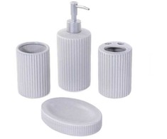 Bathroom Solutions Keraminių vonios reikmenų rinkinys, 4 vnt