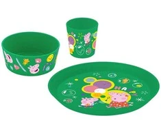Connect Peppa Pig vaikų indų rinkinys, 3 dalių, KOZIOL