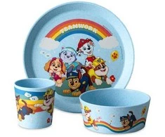 Indų rinkinys vaikams: lėkštė, dubuo, puodelis CONNET Paw Patrol, KOZIOL