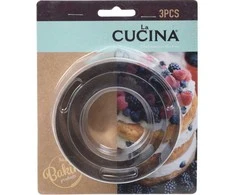 La Cucina Kepimo žiedų rinkinys, 3 vnt.