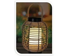 Home Styling Collection Rotango žibintas su rankena, LED