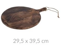 Mondex Pjaustymo ir serviravimo lenta medinė 39,5x29 cm
