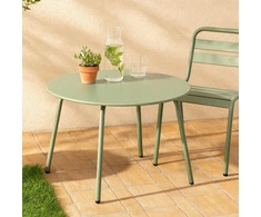 Steel Apvalus plieno terasos stalas RONDO, Ø 70 cm x 40 cm