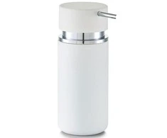 RUBBER soap dispenser - baltas, 300 ml, ZELLER