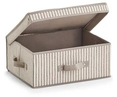 Sandėliavimo dėžutė, sulankstomas indas su dangteliu - 38 x 29 x 16,5 cm, ZELLER