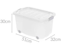 Storage Solutions Sandėliavimo konteineris ant ratų - 45 l